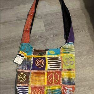 Rising International Colorful Patchwork Shoulder Bag